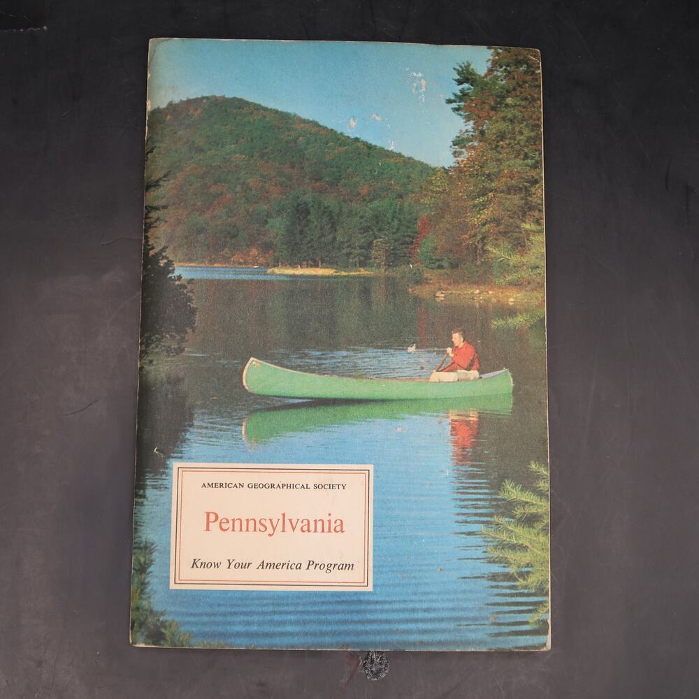 American Geographical Society Know Your America Program Pennsylvania Booklet Vtg